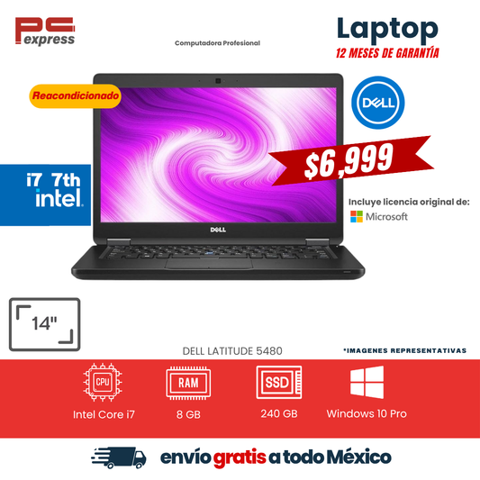 LAPTOP - Dell Latitude 7280 | Core i7 7ª Gen | 16 GB RAM | 480 GB SSD
