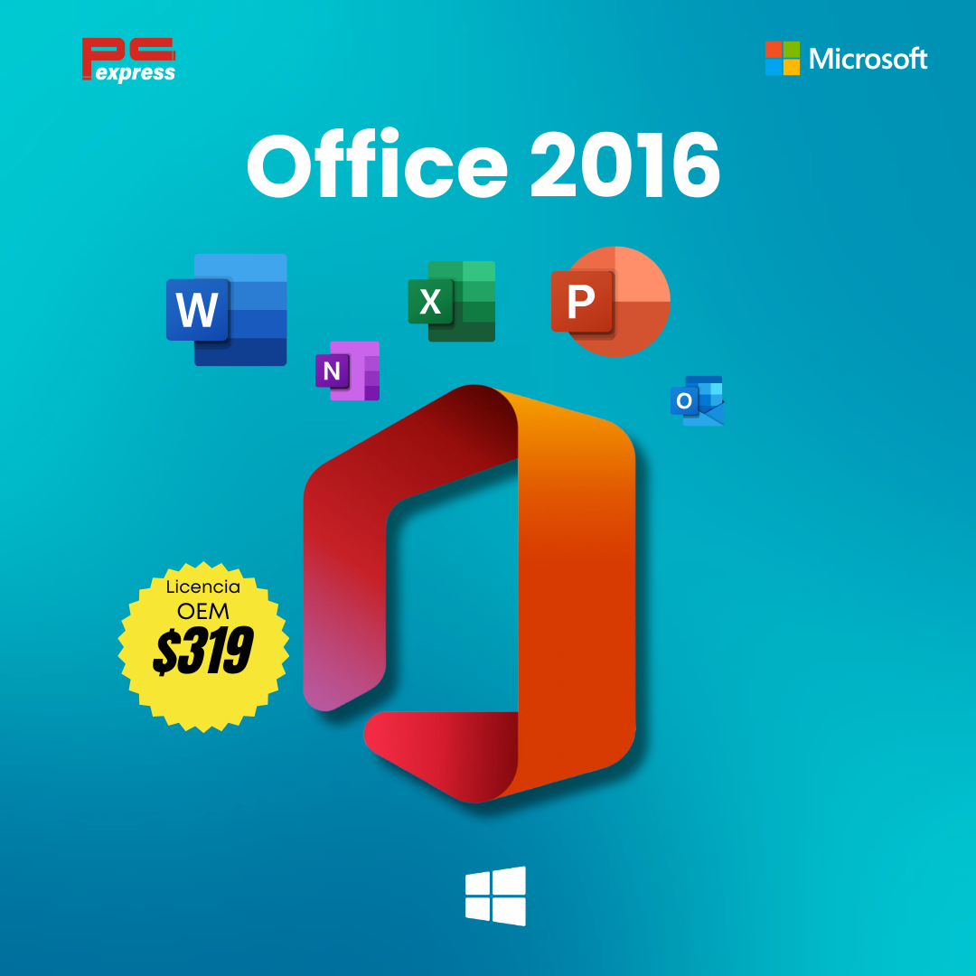 Microsoft Office Profesional 2016 OEM
