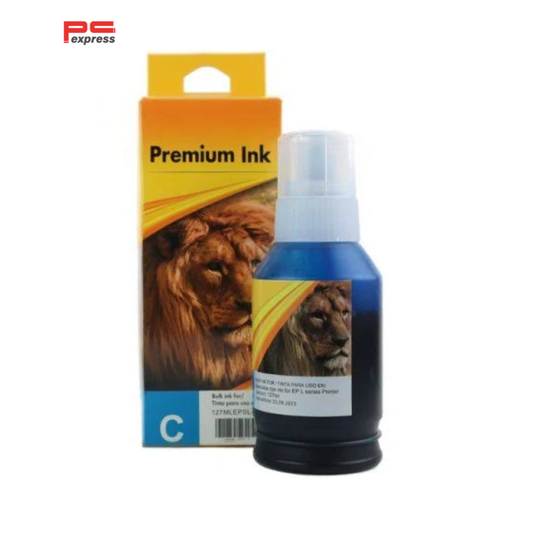 Tintas Premium CYAN 127ml T504 L4150 L6171 Universal Base agua