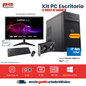 KIT COMPUTADORA DISEÑO PROFESIONAL - GABINETE I7 8TH GEN, 16GB RAM 480GB SSD MONITOR 21.5" TECLADO Y MOUSE GRAFICA 3050 LOW PROFILE