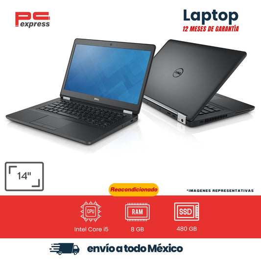 LAPTOP - DELL LATITUDE 5480 - i5 6va Gen. 8 GB RAM, 480 SSD, 14''
