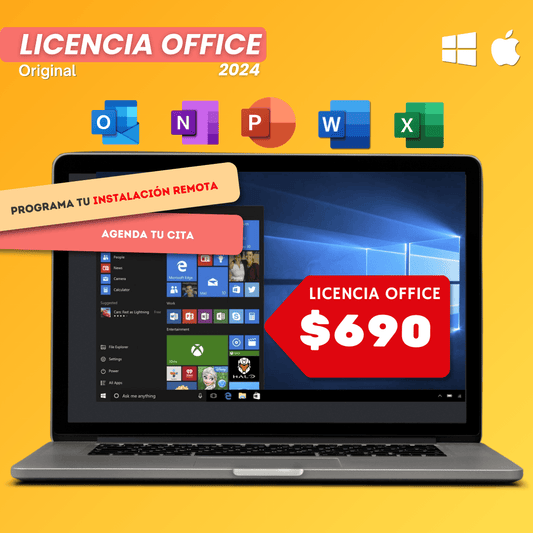 Instalación remota de Licencia Microsoft Office 2024 / 365 — Windows ó Mac
